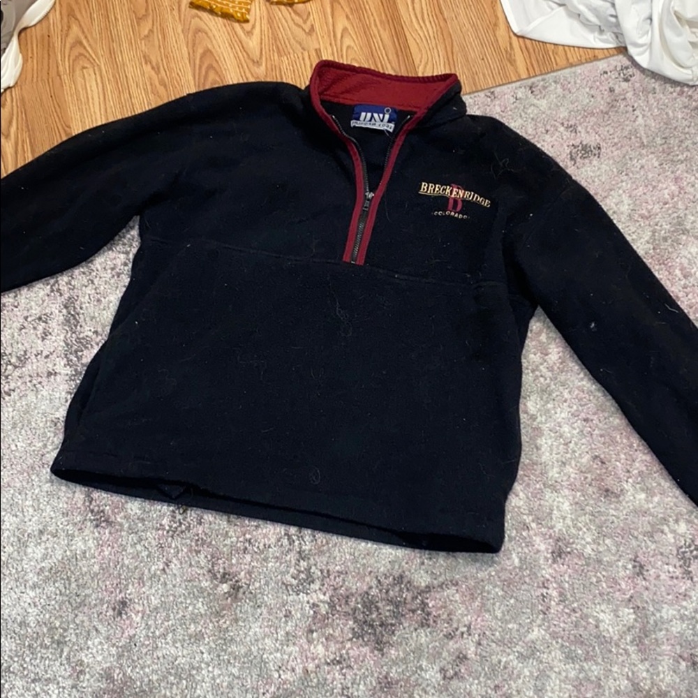 Vintage Breckinridge quarter zip pullover